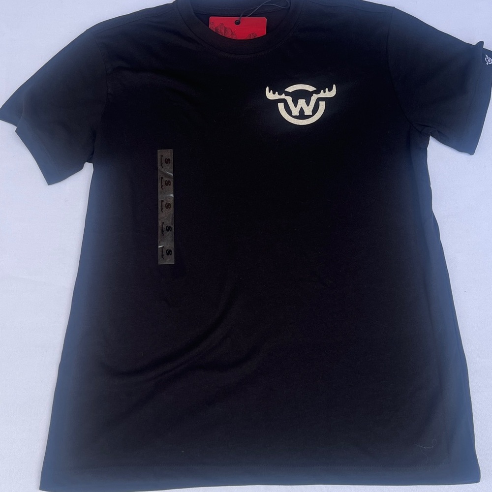 Moosejaw T-Shirt Women’s Short Sleeve Crew Neck Graphic Logo Outdoors Print